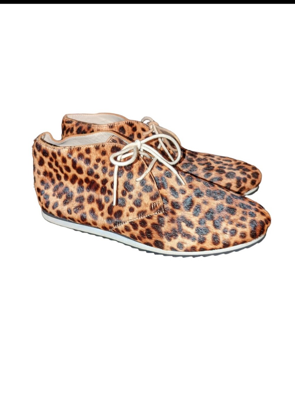 Boden Animal Print Calf Hair Booties 10
